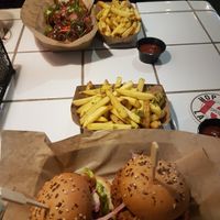 Vegan burgers and nuggets at Token in Dublin