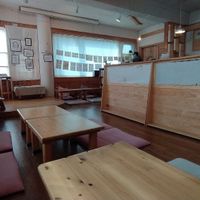 Floor seating at Maju Story 마주이야기 in Seoul