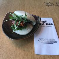The tofu bao was delicious! at Momotoko in Helsinki