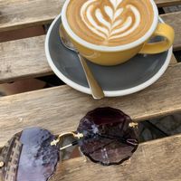 Oat milk flat white  at Coffee Room in Prague