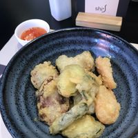 Veggies tempura at Shi's Restaurant in Pordenone