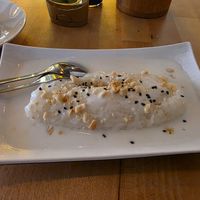 Klebereis mit Mango und Kokosmilch at +84 Asian Restaurant in Berlin