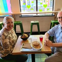The happy diners at Love Again Local in West Chester