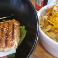 My husband, daughter and I each ordered a different sandwich and they were all delicious! The mac cheese with Impossible meat crumbles had a nice creaminess to it but a nutty taste at Love Again Local in West Chester