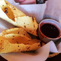 Lentil chips at Himalayan Yak in Fargo
