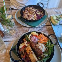 Everything in this picture together cost more than €50... at Veggiezz - Opernring in Vienna