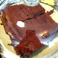 the who place smelled like fresh brownies out the oven at Veggiezz - Opernring in Vienna