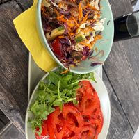 Grilled vegetables and grilled tomatoes  at Veggiezz - Opernring in Vienna