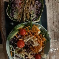 Gyro wrap and saladd  at Veggiezz - Opernring in Vienna