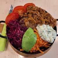 Gyros bowl at Veggiezz - Opernring in Vienna