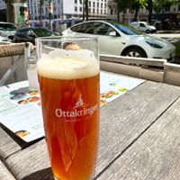 The Ottakringer Vienna Lager is fantastic! at Veggiezz - Opernring in Vienna