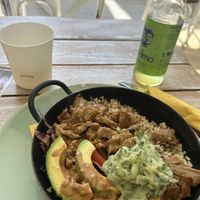 gyros bowl and melonade  at Veggiezz - Opernring in Vienna