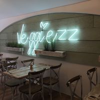 Upstairs seating at Veggiezz - Opernring in Vienna