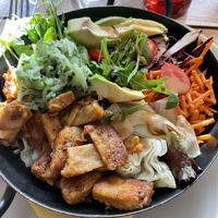Seitan rainbow bowl  at Veggiezz - Opernring in Vienna