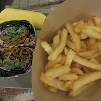 Gyros wrap at Veggiezz - Opernring in Vienna