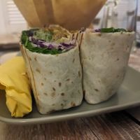 Gyros wrap at Veggiezz - Opernring in Vienna