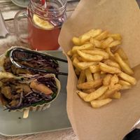 Gyros as a wrap  at Veggiezz - Opernring in Vienna