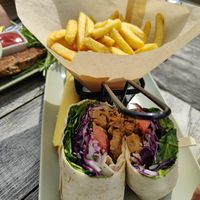 Gyros wrap at Veggiezz - Opernring in Vienna