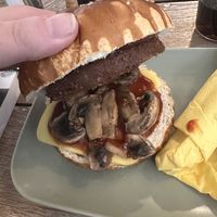Spicy burger minus some toppings   at Veggiezz - Opernring in Vienna