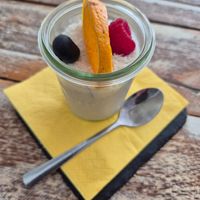 Pana cotta at Veggiezz - Opernring in Vienna