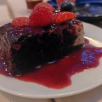 Chocolate chhese cake at Veggiezz - Opernring in Vienna