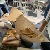 Club sandwich came missing all the flavour elements. White bread. Bland.   at Veggiezz - Opernring in Vienna