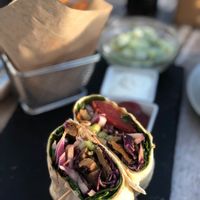 Gyros wrap  at Veggiezz - Opernring in Vienna