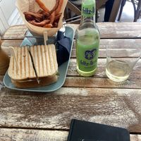 Journaling and Lunch - Club-sandwich w/fries and drink    at Veggiezz - Opernring in Vienna