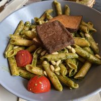 gluten free penne pesto at Veggiezz - Opernring in Vienna