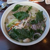 Vegetable pho at Vietnam's Central in Scarsdale