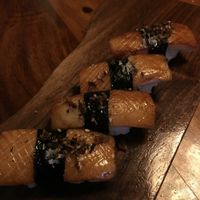 Sushi mushroom at Uchiko in Austin