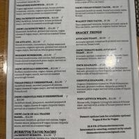 New (expanded) vegan menu   at The Modern Tea Room in Lancaster