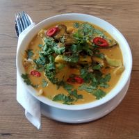 Laksa dish :) at Mihiderka in Katowice