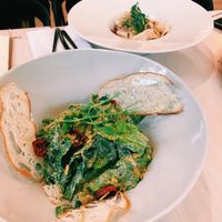 Took vegan Cesar salad with carrot falafels underneath and it was delicious   at Verde Cafe in Moscow