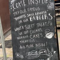 Menu of the day at The Judgy Vegan in Brussels