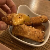 Cheese sticks at The Judgy Vegan in Brussels