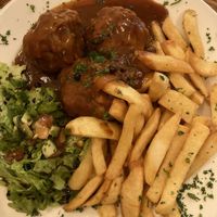 Main meal - attention: the sauce is sweetish! at The Judgy Vegan in Brussels