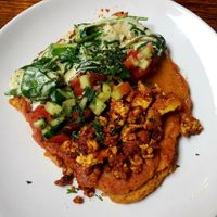 Omelettes at The Judgy Vegan in Brussels