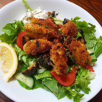 Grand salade at The Judgy Vegan in Brussels