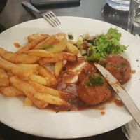 Boulets liégeois  at The Judgy Vegan in Brussels