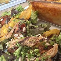 side salad  at The Judgy Vegan in Brussels