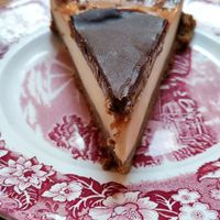 Speculos cheesecake at The Judgy Vegan in Brussels