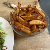 Fries  at The Judgy Vegan in Brussels