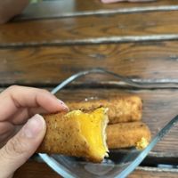 Croquettes de fromage  at The Judgy Vegan in Brussels