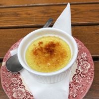 Crème brûlée   at The Judgy Vegan in Brussels