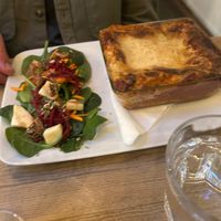 This lasagna was goood but really sweet which isn’t my favorite at The Judgy Vegan in Brussels