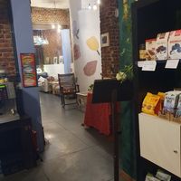 Interior at The Judgy Vegan in Brussels