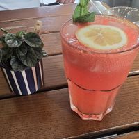 watermelon icetea at The Judgy Vegan in Brussels