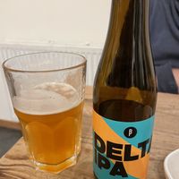 Local beer   at The Judgy Vegan in Brussels