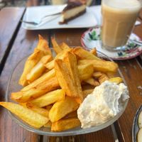 fries  at The Judgy Vegan in Brussels